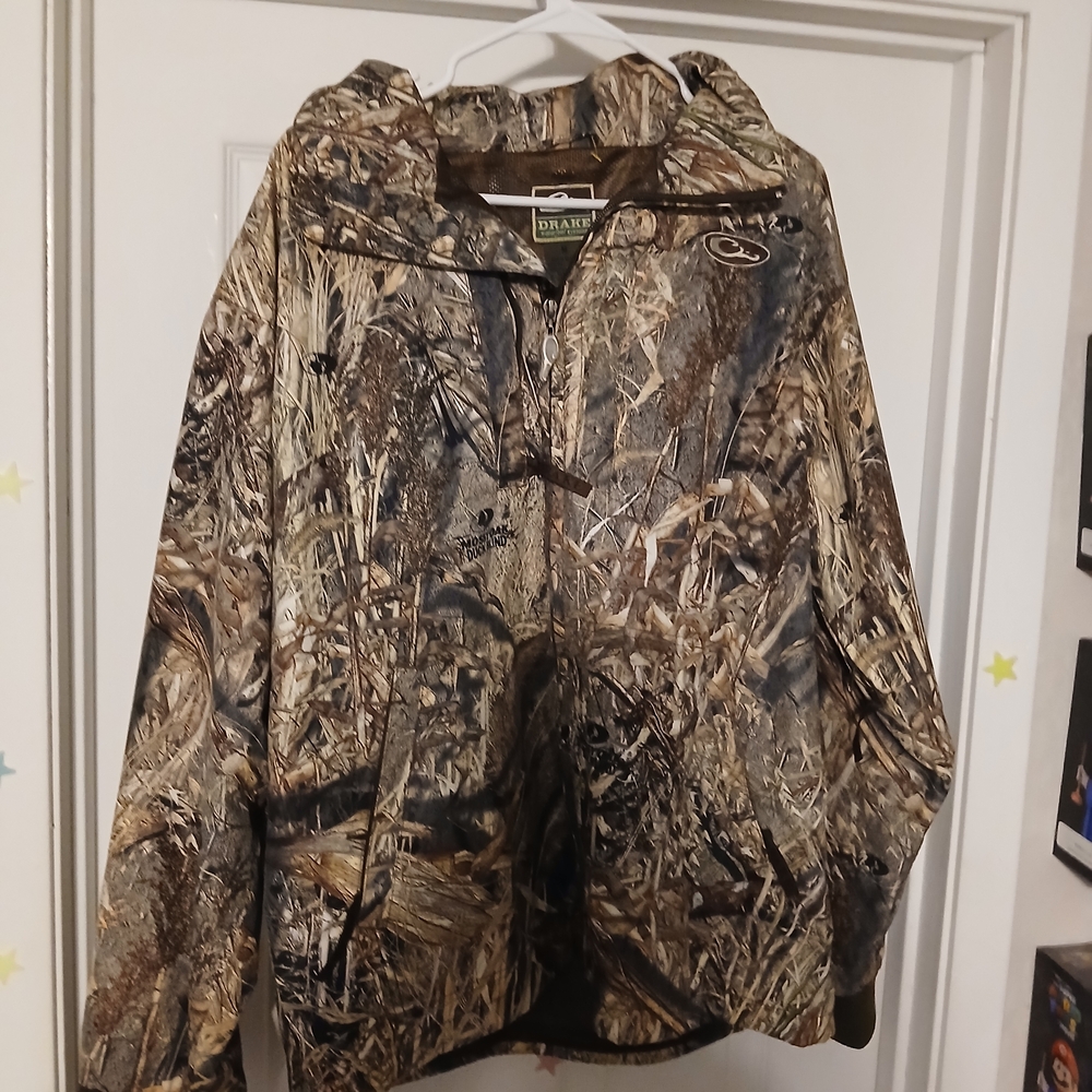 Drake Camo Hooded Jacket Size M